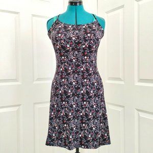 Light Fit and Flare Skater Skirt, Sundress, Strappy Summer Dress, Floral